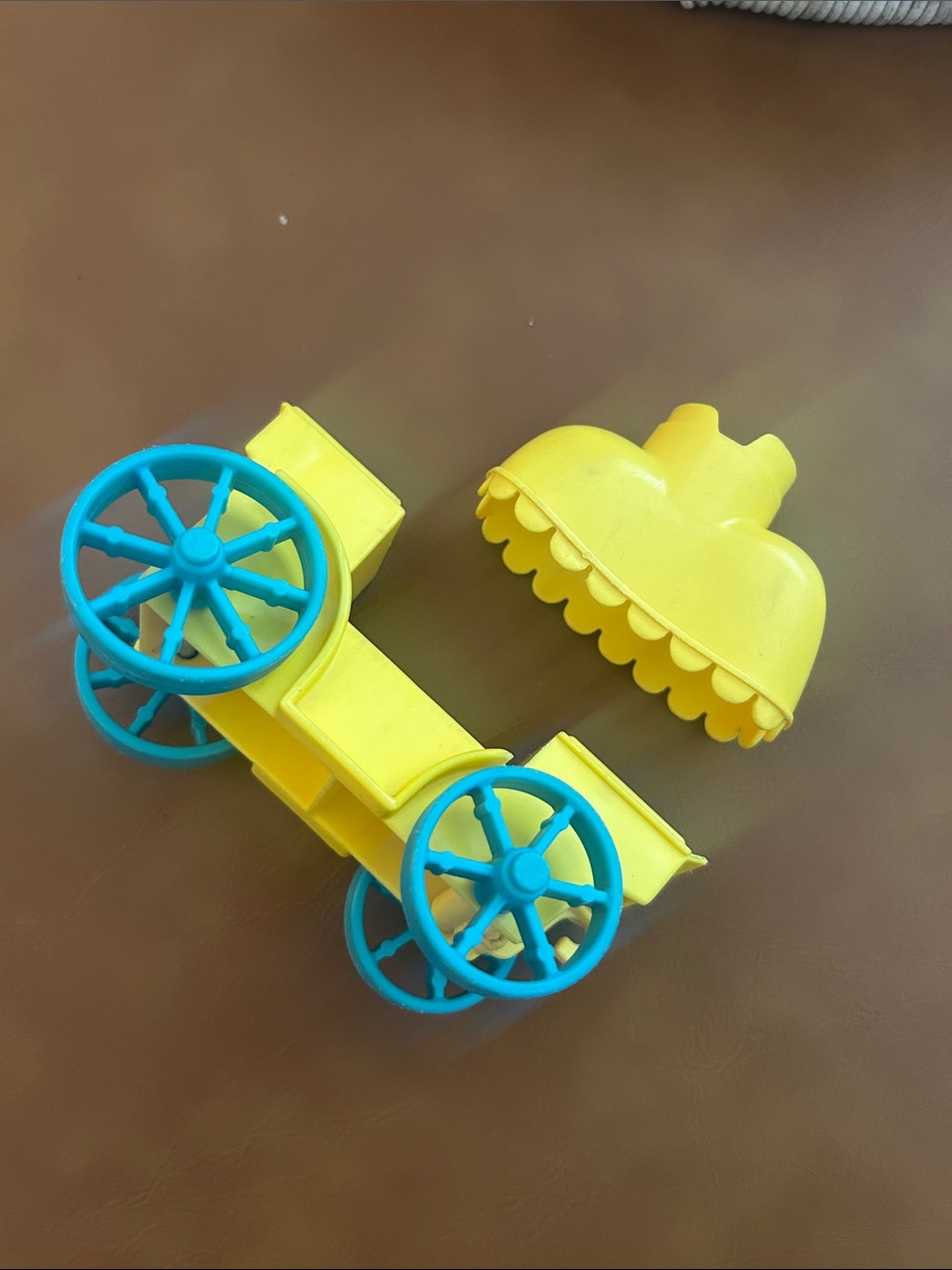 Vintage 1974 Fisher-Price Little People Castle Carriage and Saddle
